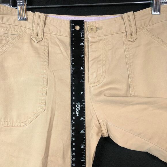 Banana Republic Womens Pants Tan Utility Chino Straight Leg Stretch 10 - Picture 9 of 13